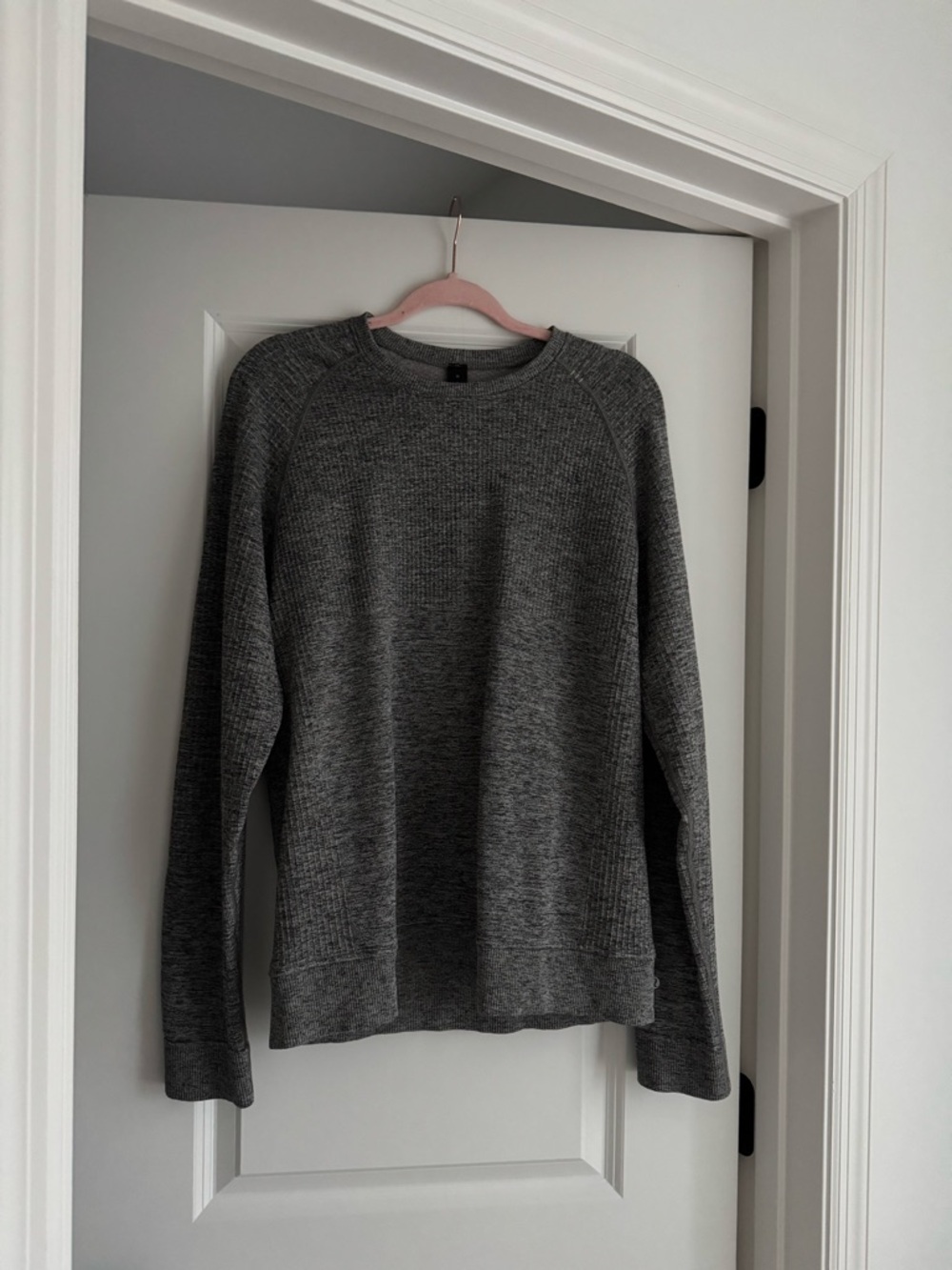 lululemon athletica Men's Heather Gray Crewneck Sweater